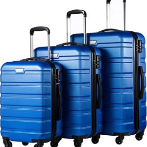 COOLIFE Luggage 3 Piece Set Suitcase